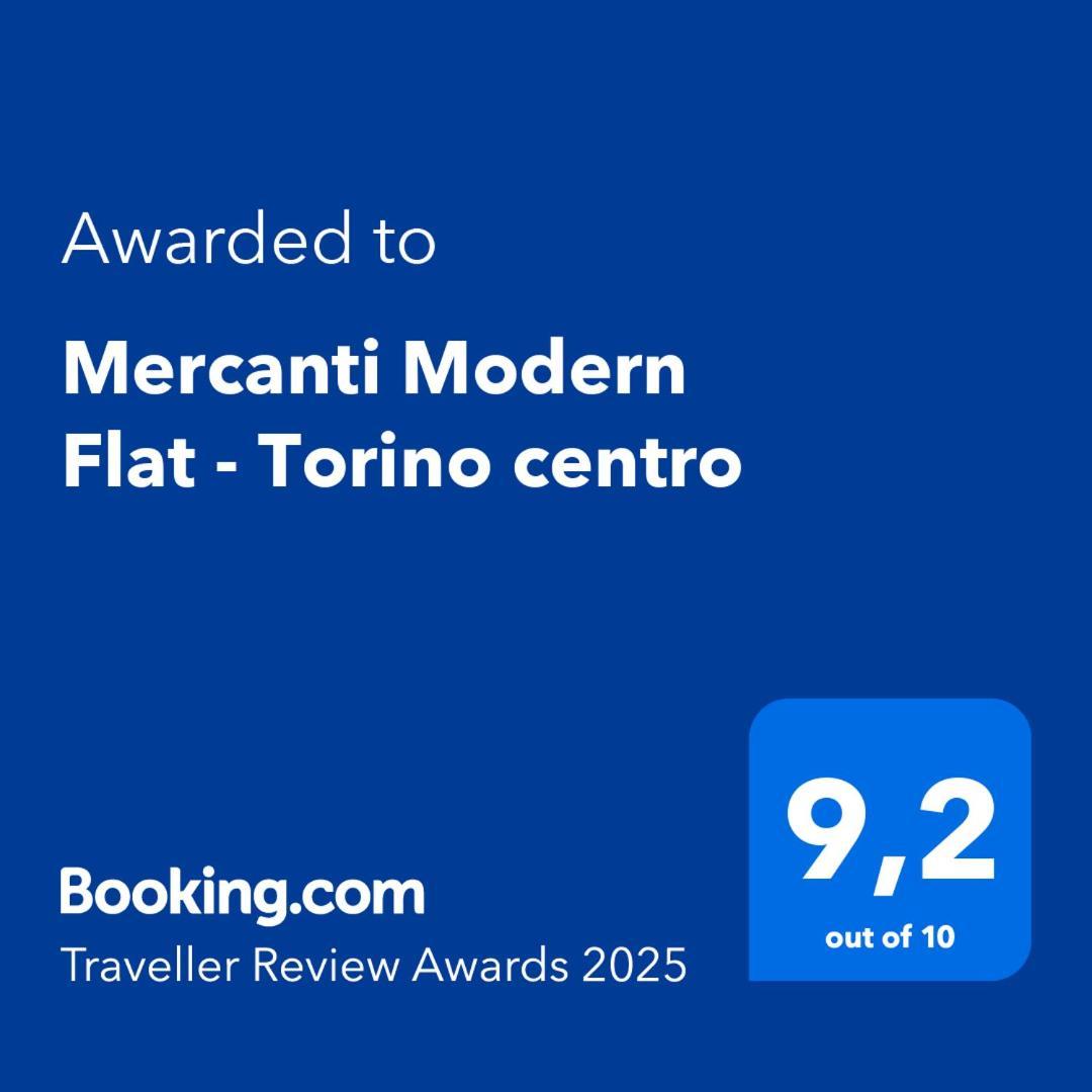 Mercanti Modern Flat - Balcony - Torino Centro Екстериор снимка